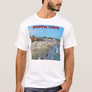 T-shirt de promenade de plage de Santa Cruz