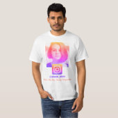 T-shirt de promotion Instagram (Devant entier)