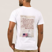 T-shirt de protestation de thé de jour d'impôts du (Dos)