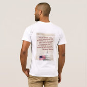 T-shirt de protestation de thé de jour d'impôts du (Dos entier)