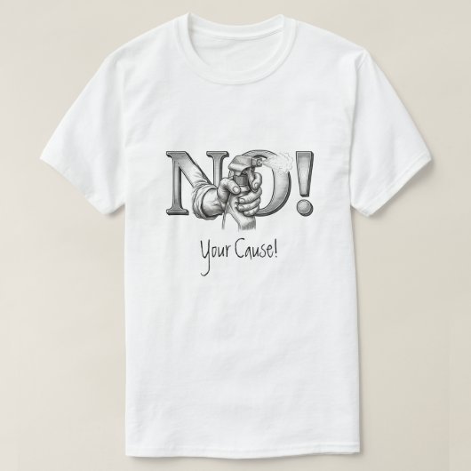 T-Shirt de Protestation Personnalisable (Design devant)