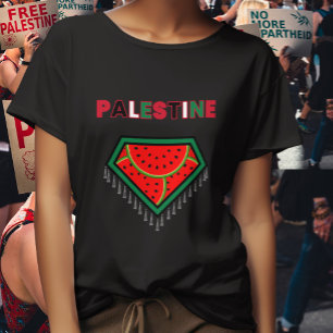 T-shirt de protestation pour la Palestine libre -