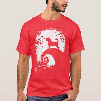 T-shirt de Puggle Moon Halloween