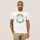 T-shirt de puissance de grenouille (Devant entier)