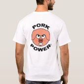 T-shirt de puissance de porc (Dos)
