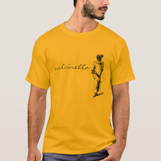 T-shirt de Pulcinella de dell'Arte de Commedia