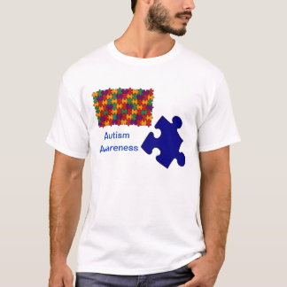 T-shirt de puzzle de sensibilisation sur l'autisme