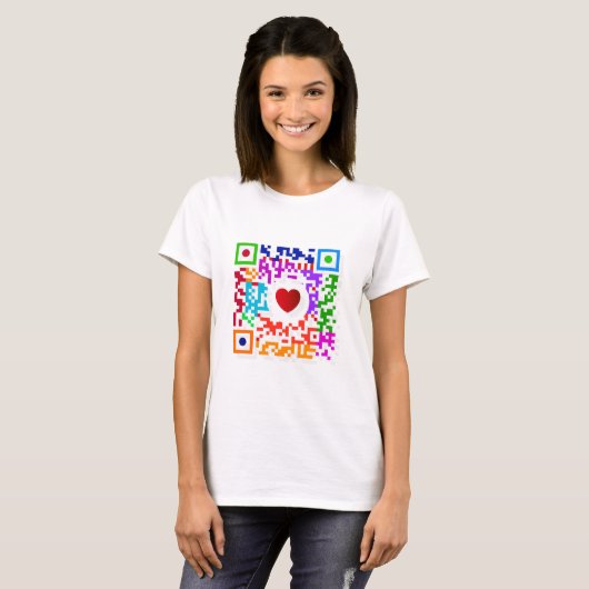 T-shirt de QR-Code (Devant entier)