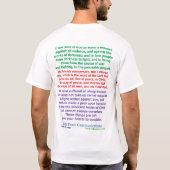 T-shirt de Quaker George Fox (Dos)