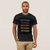 T-shirt de qualité supérieure Be Kind (Devant entier)