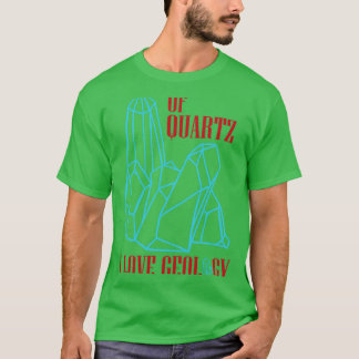 T-shirt De quartz j'aime la géologie 9