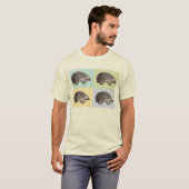 T-shirt de quatre hérissons (Devant entier)