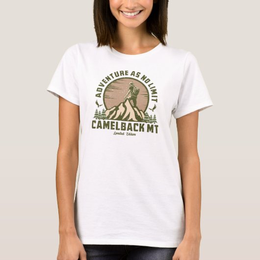 T-shirt de randonnée de montagne Camelback (Devant)