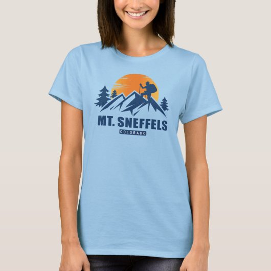 T-shirt de randonnée du Mont Sneffels (Devant)