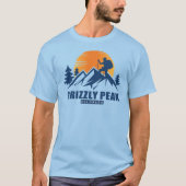 T-shirt de randonnée Grizzly Peak Retro (Devant)