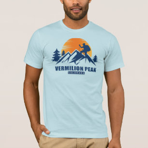 T-shirt de randonnée pédestre de Vermilion