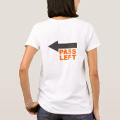 T-shirt de rappel d'étiquette de traînée (Dos)
