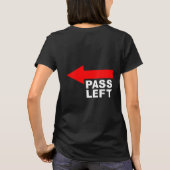 T-shirt de rappel d'étiquette de traînée (Dos)