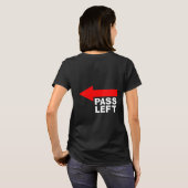 T-shirt de rappel d'étiquette de traînée (Dos entier)