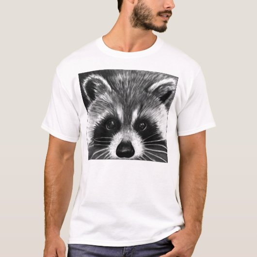 T-shirt de raton laveur (Devant)