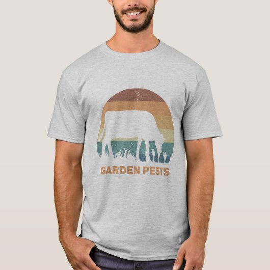 T-shirt de ravageur de jardin (Devant)