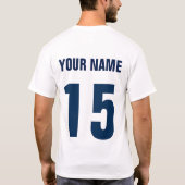 T-shirt de receveur de base-ball d'impression de (Dos)