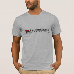 T-shirt de recyclage de gris d'équipe de