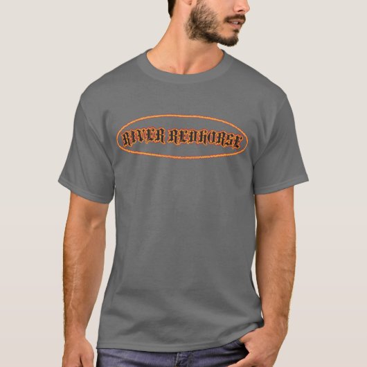 T-shirt de Redhorse de rivière (foncé) (Devant)