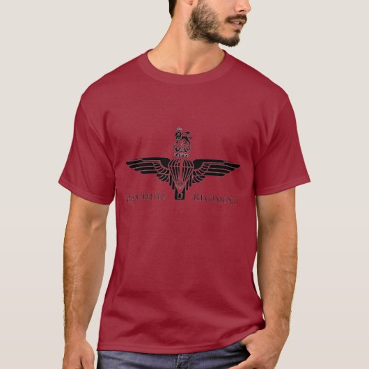T-shirt de régiment de parachute (Devant)