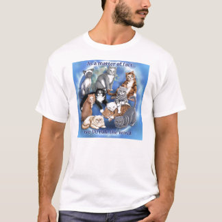 T-shirt de règle de chats