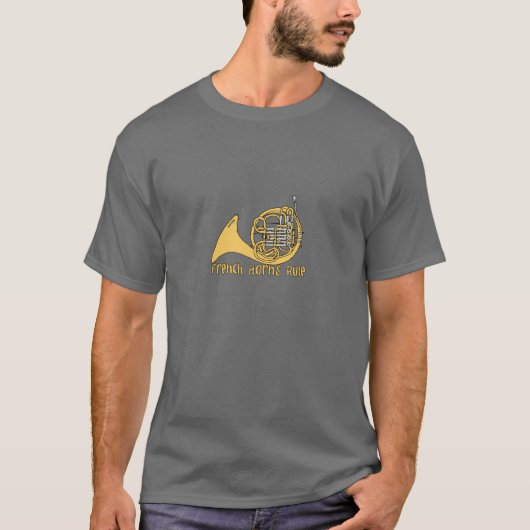 T-shirt de règle de cors de harmonie (Devant)