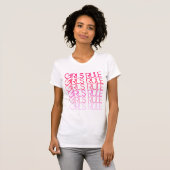 T-SHIRT DE RÈGLE DE FILLES (Devant entier)