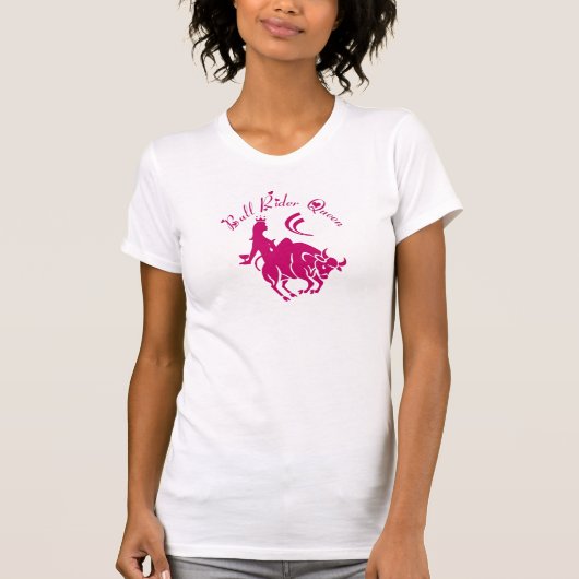 T-SHIRT DE REINE DE CAVALIER DE DAMES BULL (Devant)