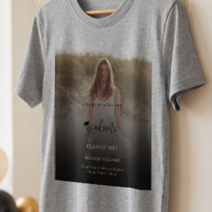 T-Shirt de remise des diplômes avec nom personnali