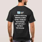 T-shirt de réparation de puce de roche (Dos)