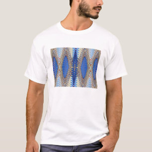 T-shirt de répétition bleu