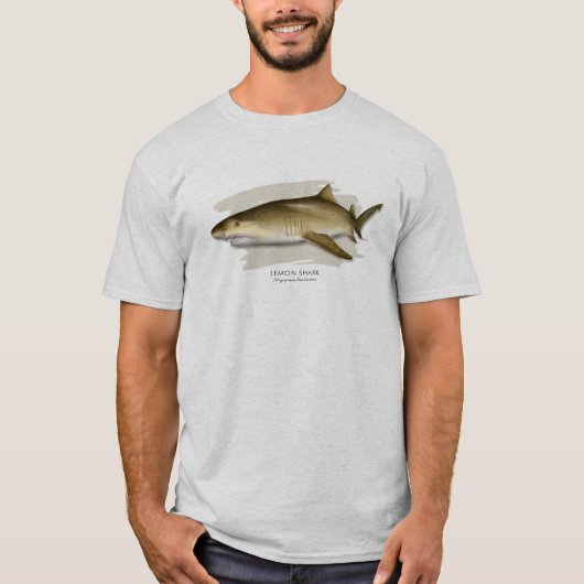 T-shirt de requin de citron (Devant)