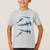 T-shirt de requin de poisson-marteau (Devant)