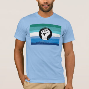 T-shirt de résistance à la fierté gay masculine