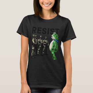 T-shirt de résistance de la grenouille de Rtland a