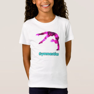 T-Shirt de ressort pour filles Gymnastique