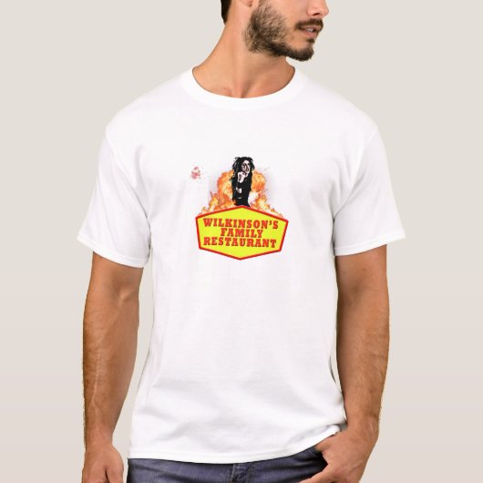 T-shirt de restaurant de la famille de Wilkinson (Devant)