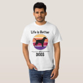 T-shirt de Retro Dogs (Devant entier)