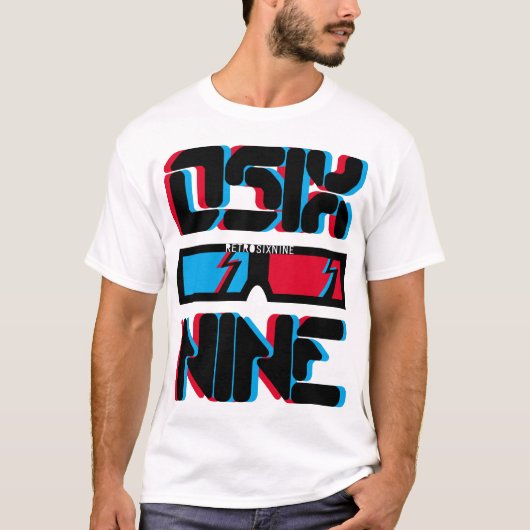 T-shirt de Retrosixnine Digital (Devant)