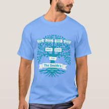 T-shirt de réunion familiale avec arbre familial p