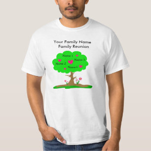 T-shirt de réunion familiale personnalisable