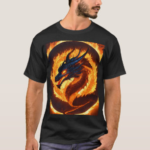 T-shirt de rêve de dragon lunatique