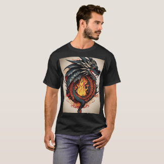 T-shirt de rêve de dragon lunatique