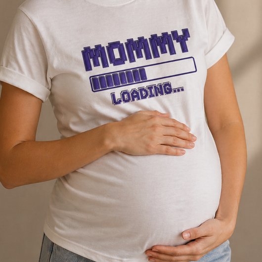 T-shirt de révélation de grossesse pour maman