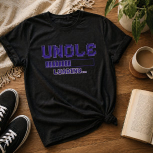 T-shirt de révélation de l'oncle joueur en chargem